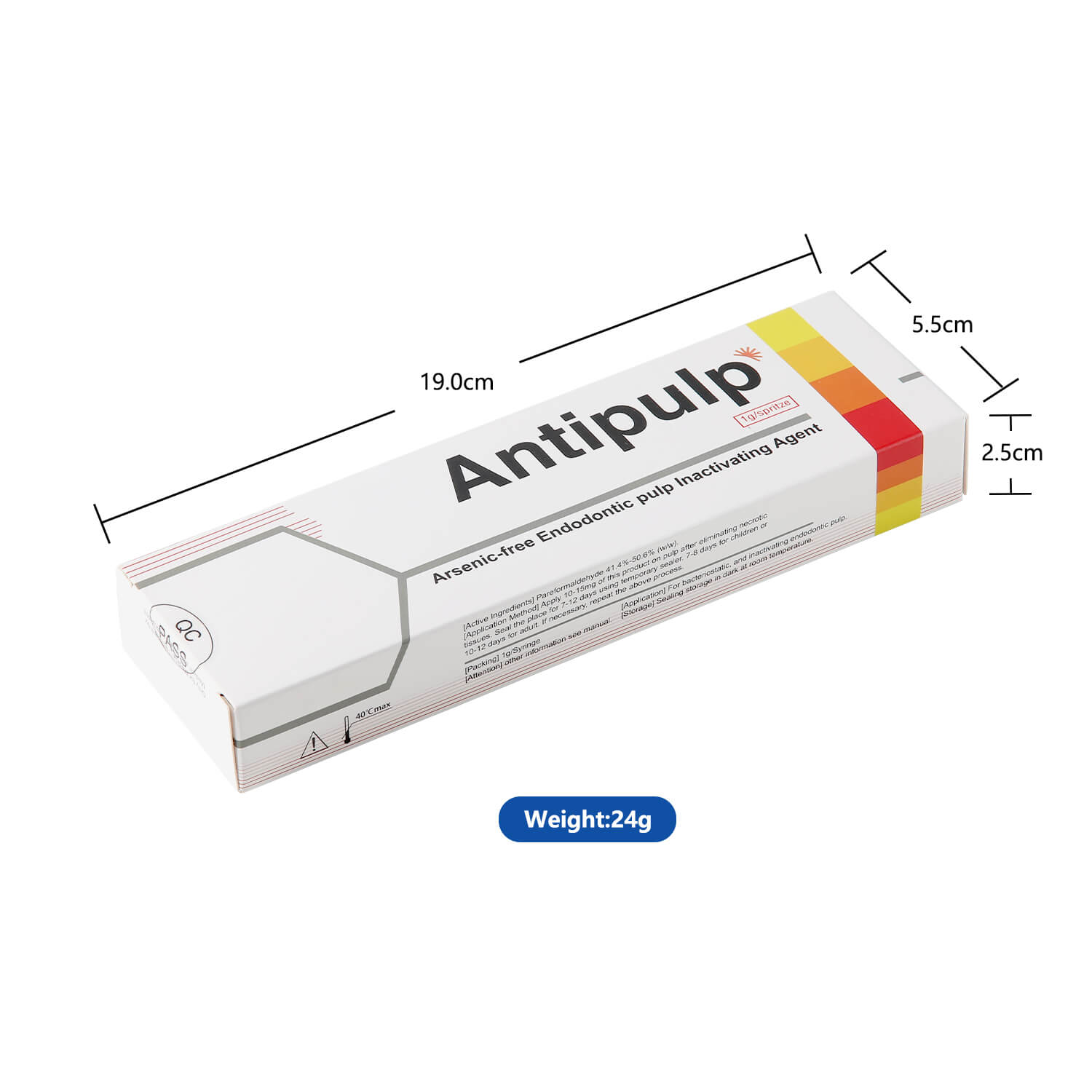 Dental Arsenic-free Endo Pulp Devitalization Paste 1g Syringe Root Canal Treatment Antiseptic - azdentall.com