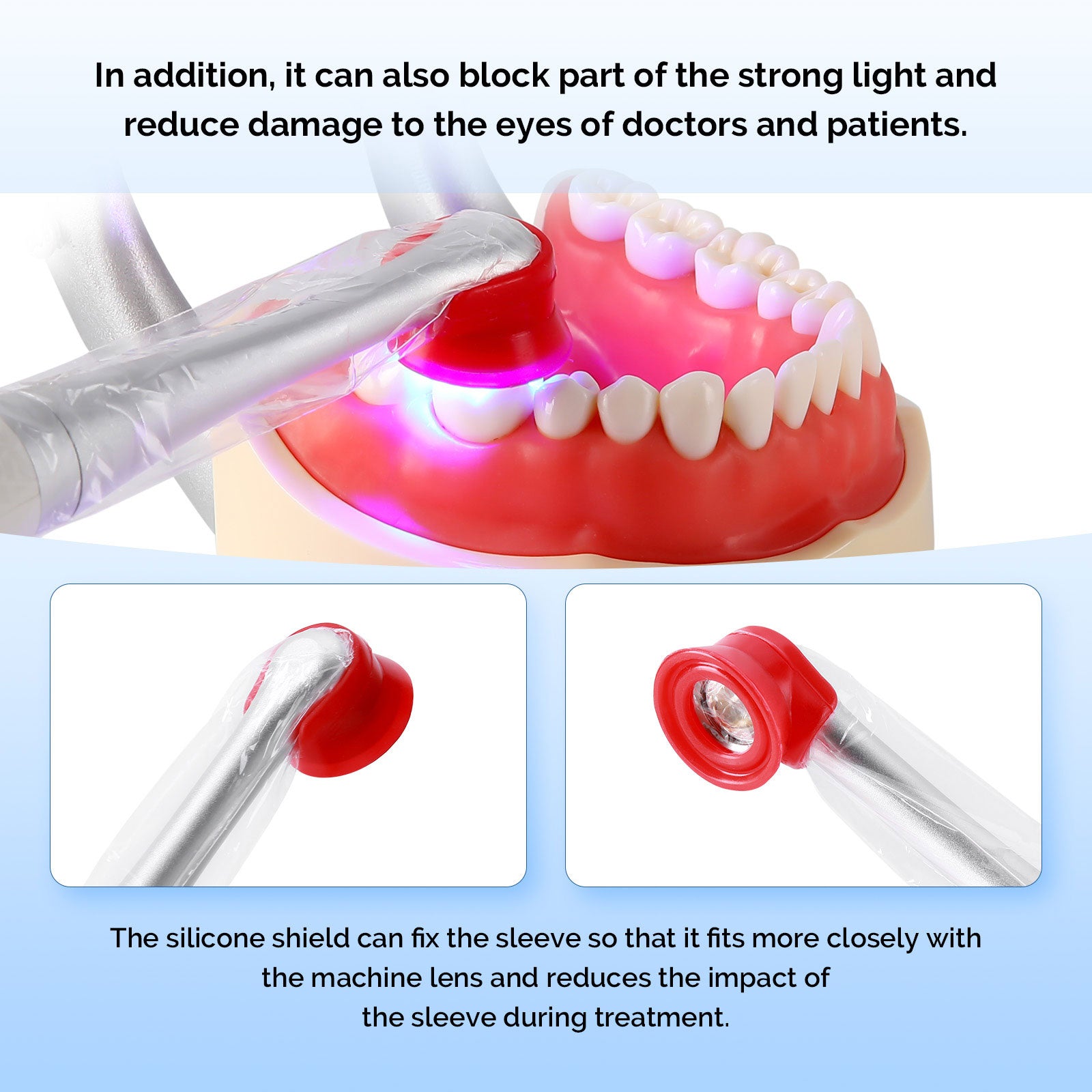 COXO Dental Curing & Orthodontic LED Light 360° Rotary 3 Working Mode 3000mw/cm2 #DB686 SWIFT - azdentall.com