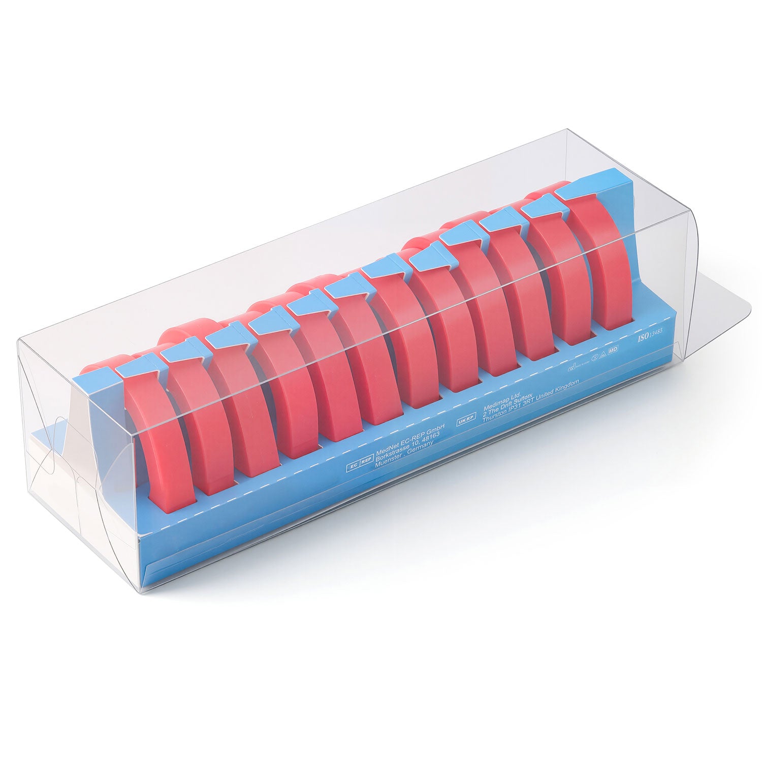 Dental Occlusal Rim Wax U Shaped Bite Block Impression Tray Wax Rim Hard 12pcs/Box - azdentall.com