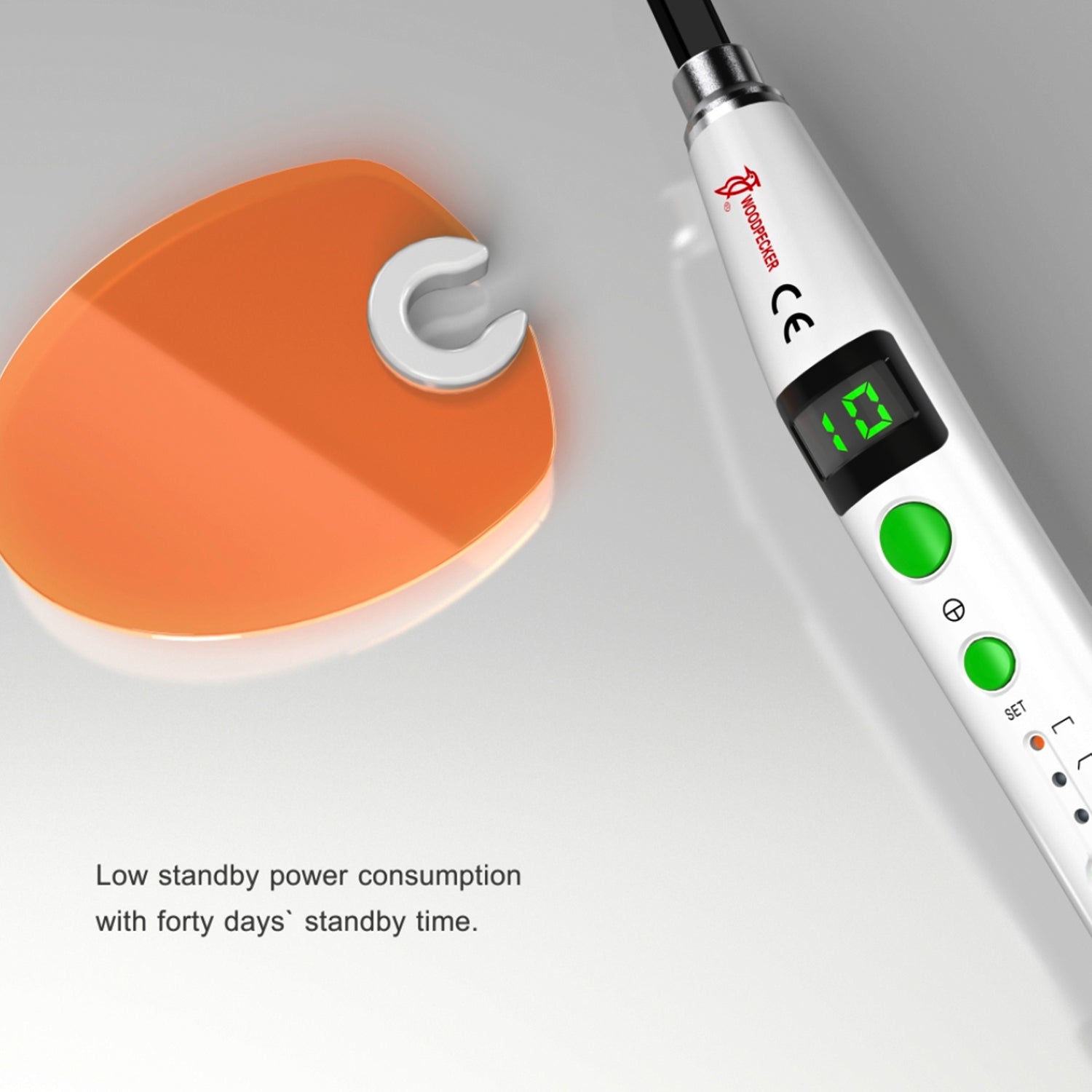 Woodpecker Curing Light LED C Cordless Three Modes 1200mW/cm2 - azdentall.com