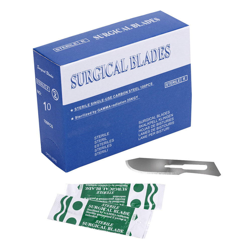 Dental Surgical Scalpel Sterilized Blades 100Pcs/Box - azdentall.com