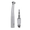 Dental LED Fiber Optic High Speed Handpiece Standard Head Push Button Three Water Spray / 4 Holes Quick Coupler - azdentall.com