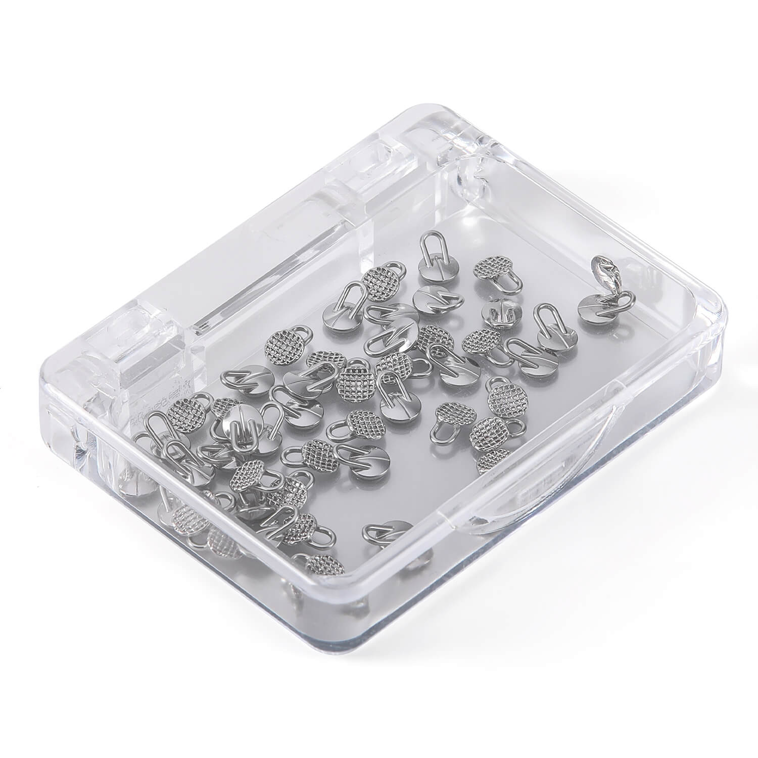AZDENT Orthodontic Lingual Button Bondable Monoblock Traction Hook Round Base 50pcs/Box - azdentall.com