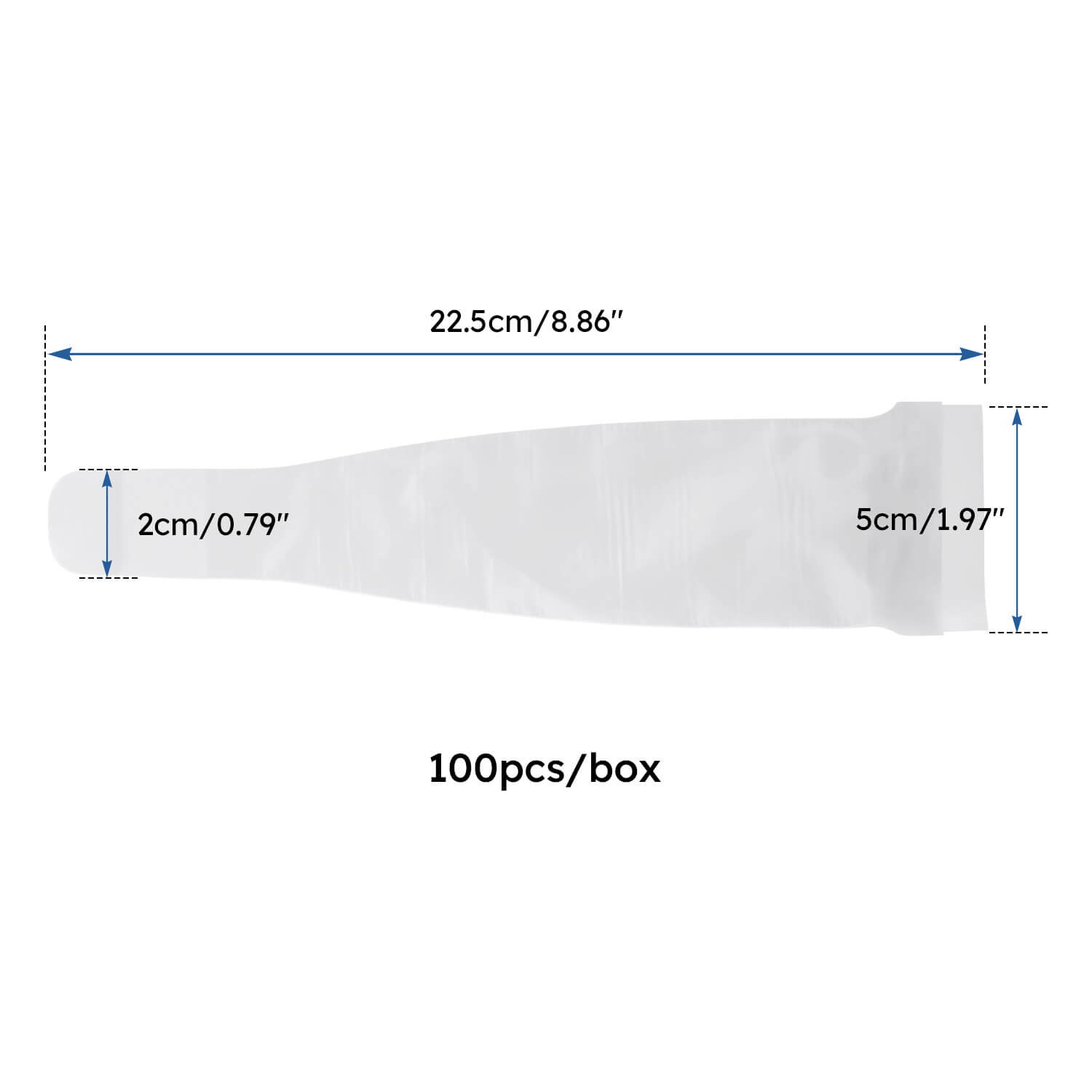 Dental Disposable Intraoral Camera Sheath Endoscope Protective Film Sleeves 100pcs/Box - azdentall.com