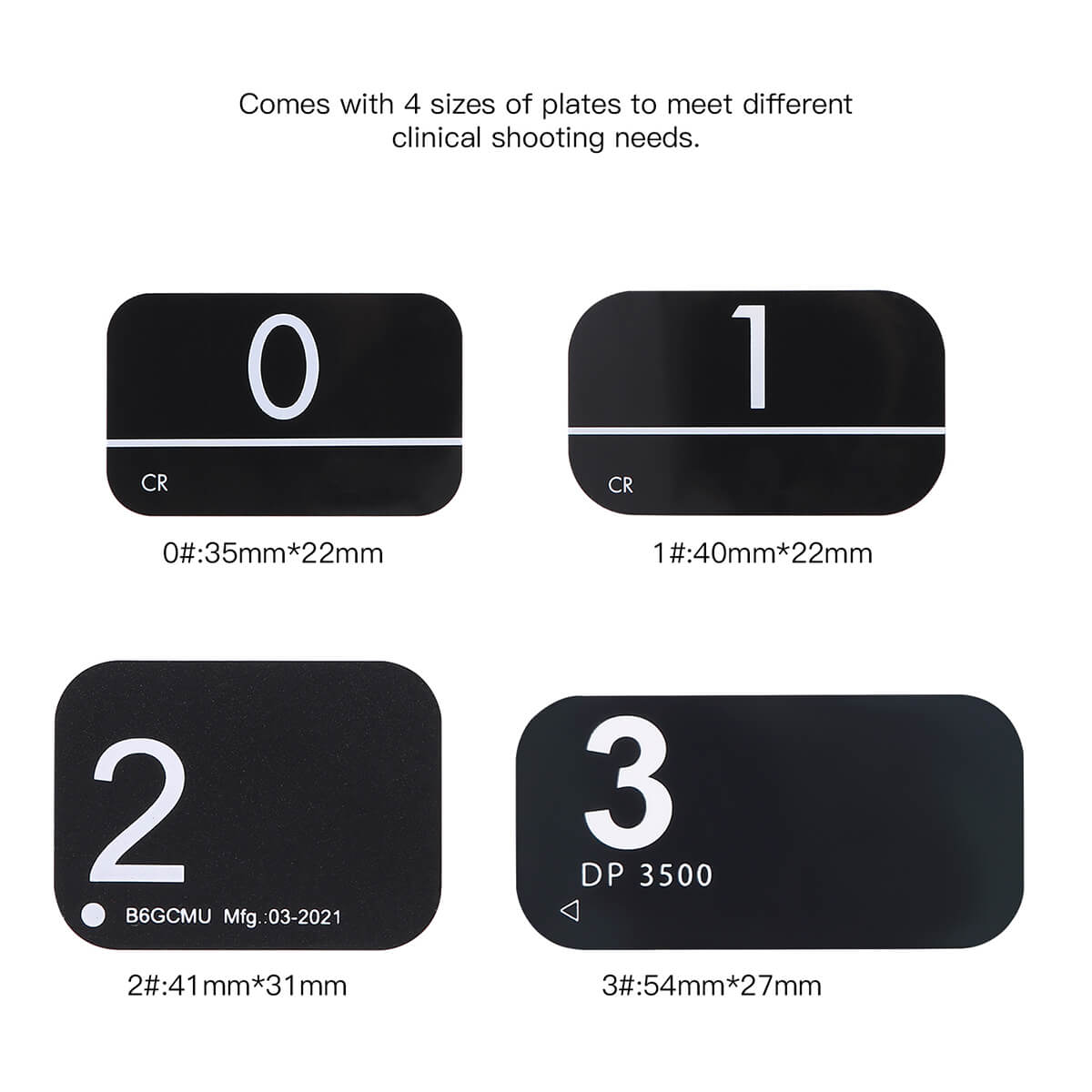 Dental Digital X-ray Imaging Phosphor Plate size 0# 1# 2# 3# - azdentall.com