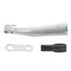 Dental LED Fiber Optic 20:1 Implant Contra Angle Low Speed Handpiece Push Button Stainless Steel Body - azdentall.com