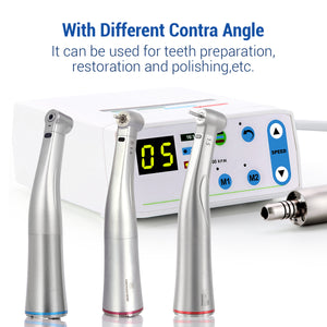 Dental LED Brushless Electric Micro Motor Internal Spray 1:1/1:5/16:1 4/2 Hole - azdentall.com