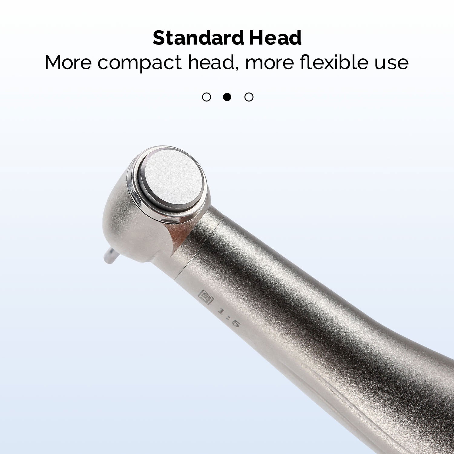 Dental Standard 1:5 Fiber Optic Increasing Electric Contra Angle Handpiece Copper Plated With Titanium - azdentall.com