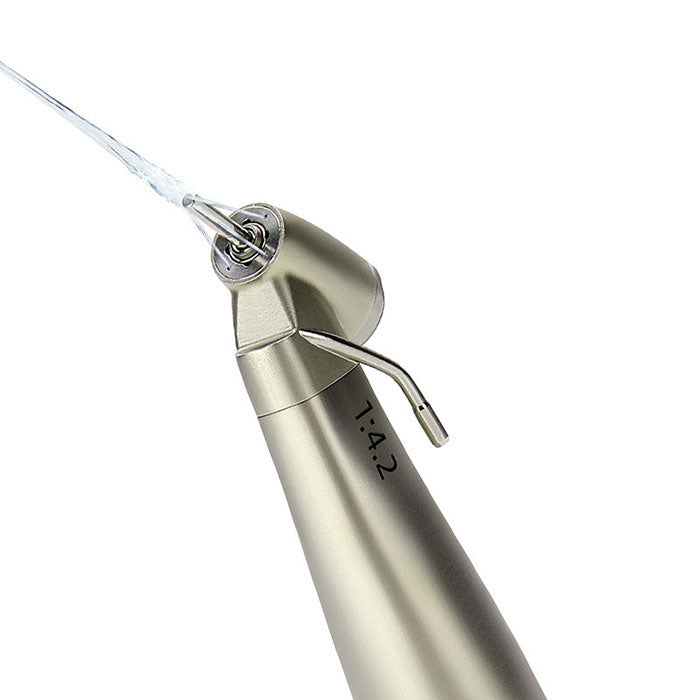 AZDENT 45 Degree Electric Contra Angle 1:4.2 Increasing Fiber Optic Handpiece External Water - azdentall.com