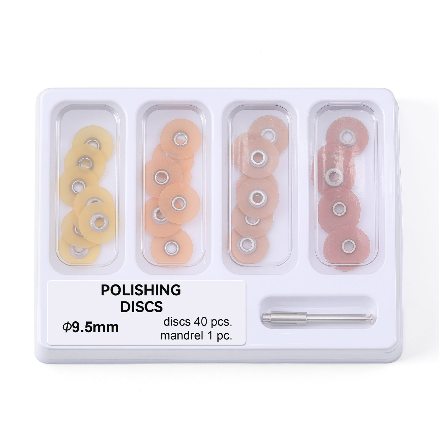 Dental Finishing & Polishing Discs 1/2" or 3/8" Coarse Medium Fine Superfine & Mandrel CA 2.35mm - azdentall.com