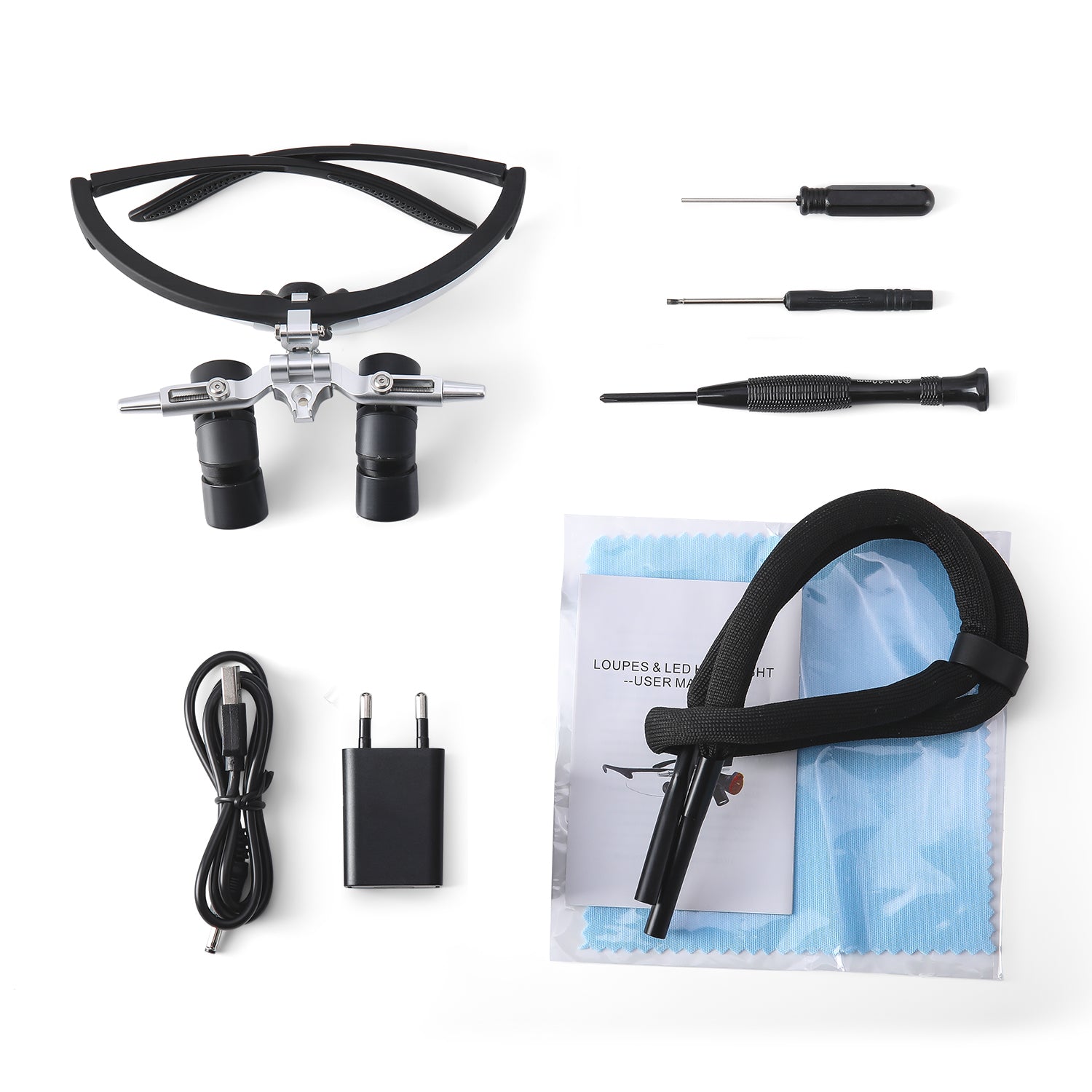 Dental Surgical Ergo Loupes Magnifier Binocular 4.0X 5.0X 6.0X