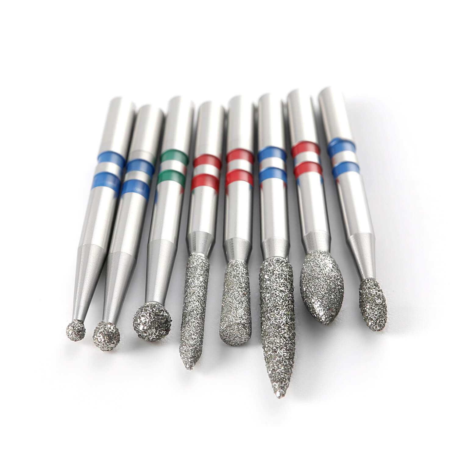 AZDENT Dental Zirconia Diamond Finishing Bur Kit FG 1.6mm Blue 8pcs/Box - azdentall.com