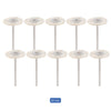 Dental Polishing Brush Wheel White Goat Hair 22mm 10pcs/Pack - azdentall.com