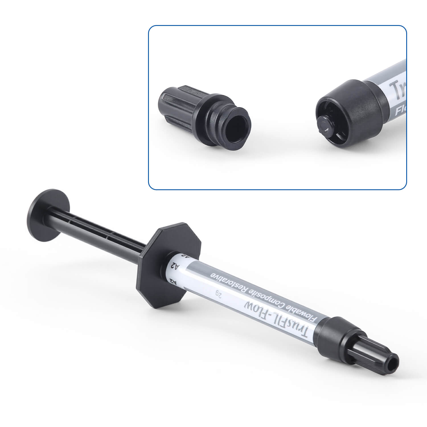 Dental Flowable Light Cure Flow Composite Resin Restorative Shade A1 A2 A3 B1 OA2 2g/Syringe - azdentall.com