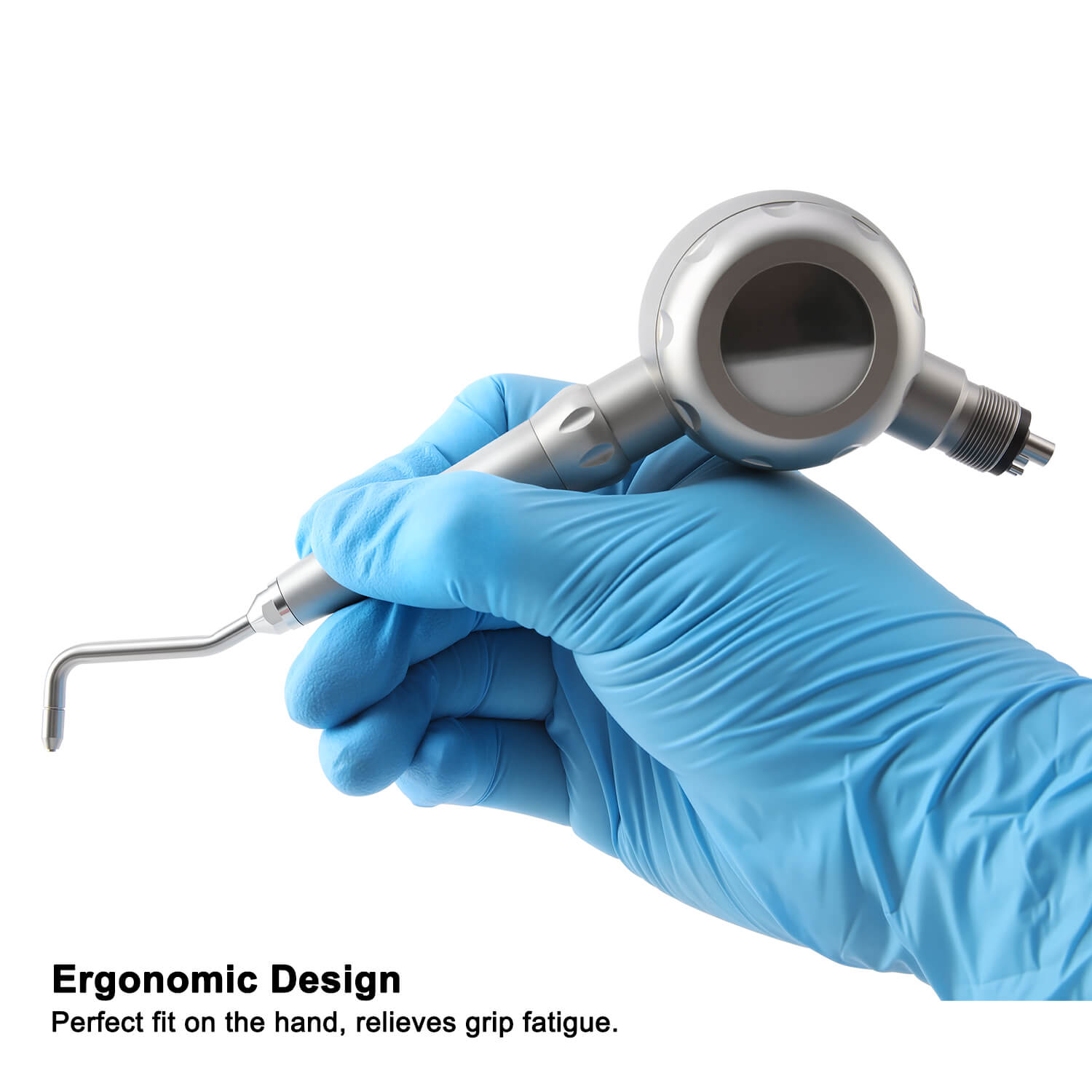 Dental Air Polishing Handpiece Gun All-Metal Teeth Whitening Spary Polisher 2/4 Hole - azdentall.com