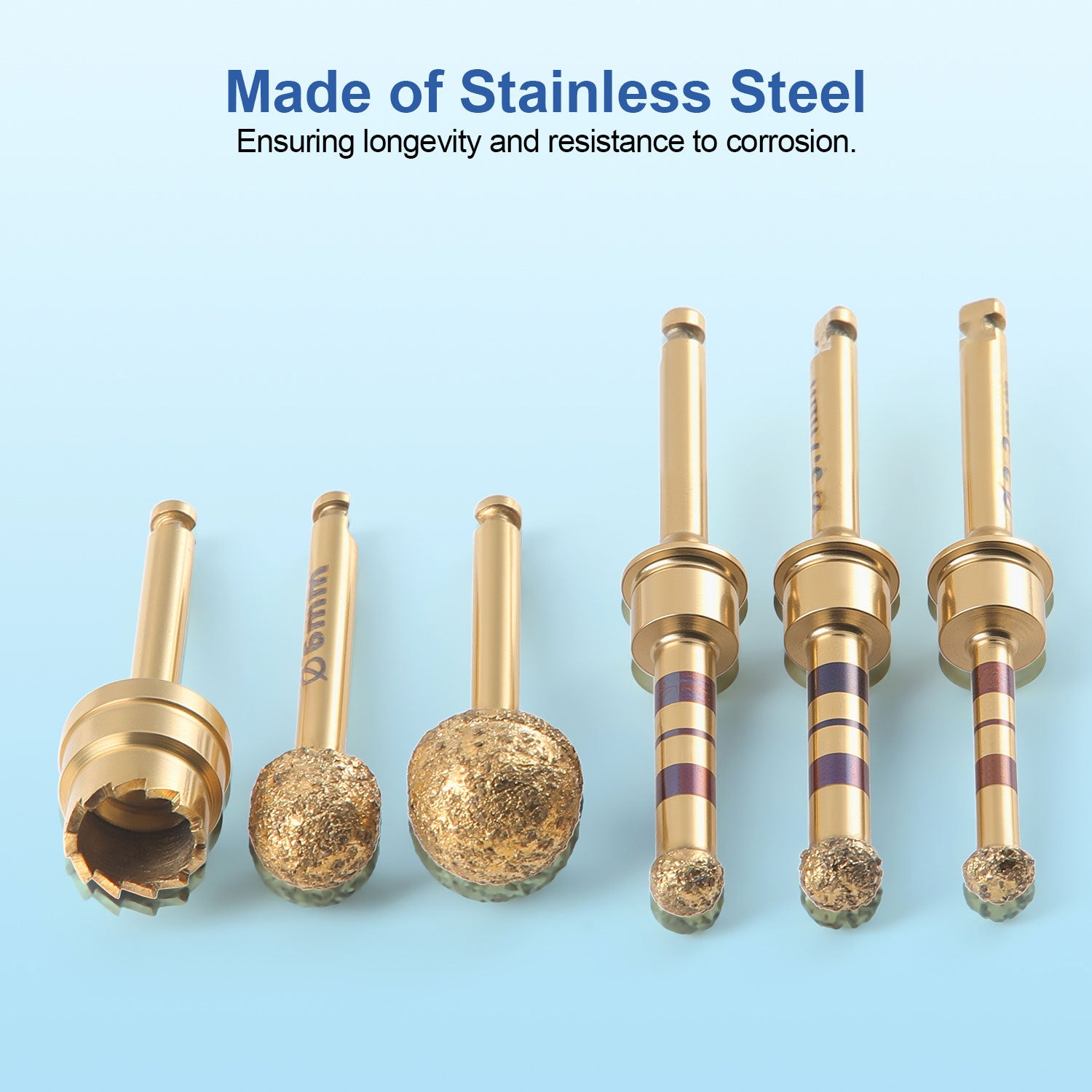 Dental Maxillary Sinus External Lifting Drill Diamond Coated Bur 6pcs/Set - azdentall.com