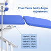 Dental Portable Mobile Folding Chair Rechargeable LED Light with Turbine Blue 4 Holes - azdentall.com