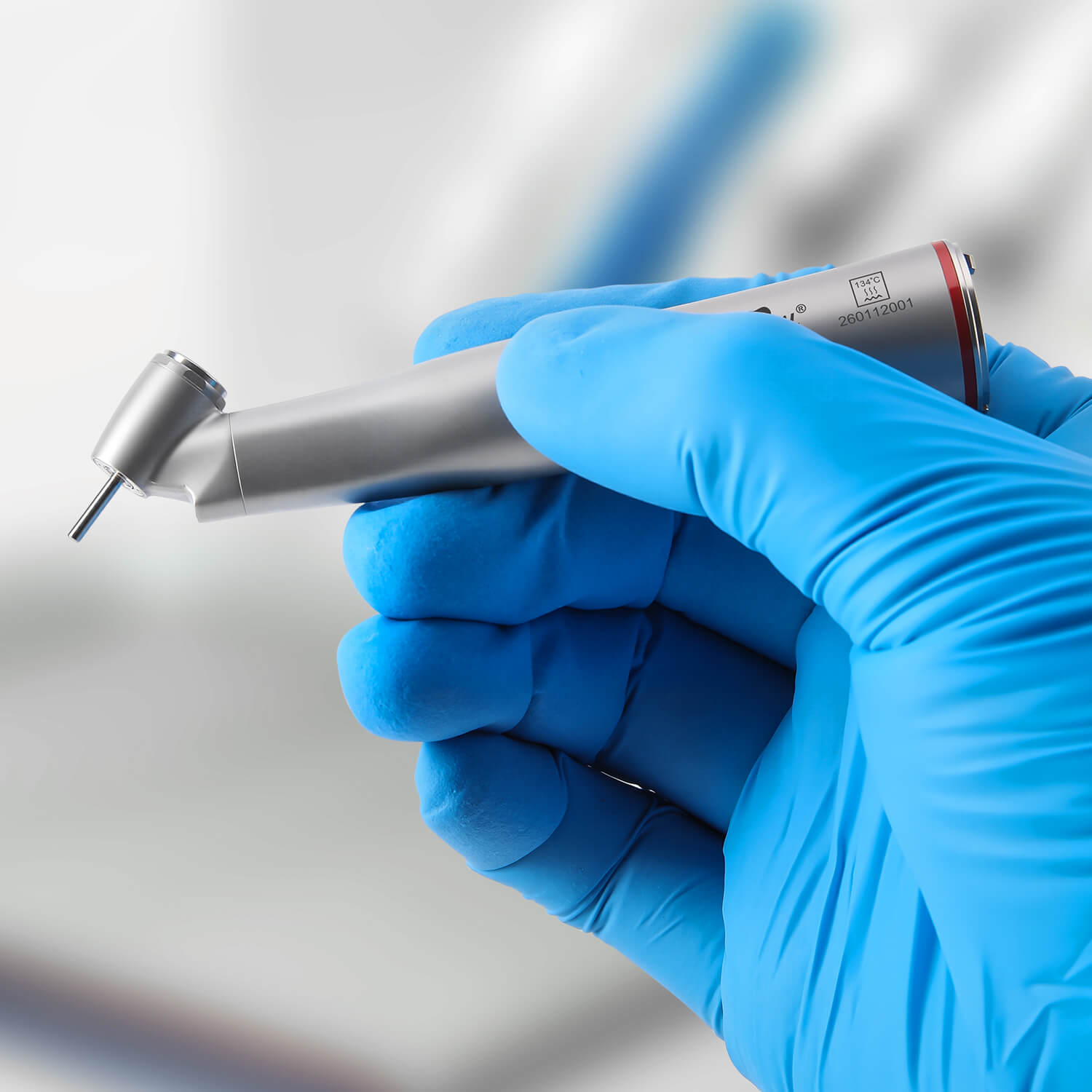 Dental 45 Degree Electric Contra Angle 1:4.2 Fiber Optic Increasing Handpiece Inner Water - azdentall.com
