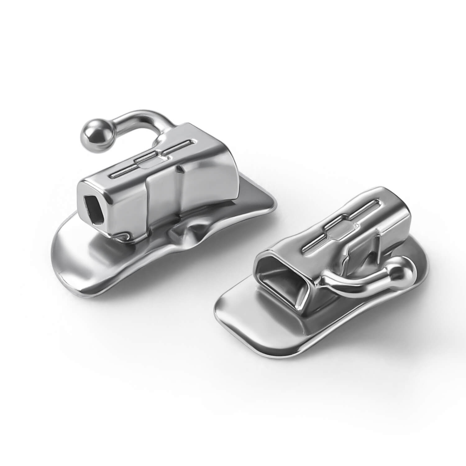 AZDENT Dental Metal Self Ligating Bracket Roth/MBT .022 Hooks 345 With 4 Buccal Tube 20+4/Box - azdentall.com