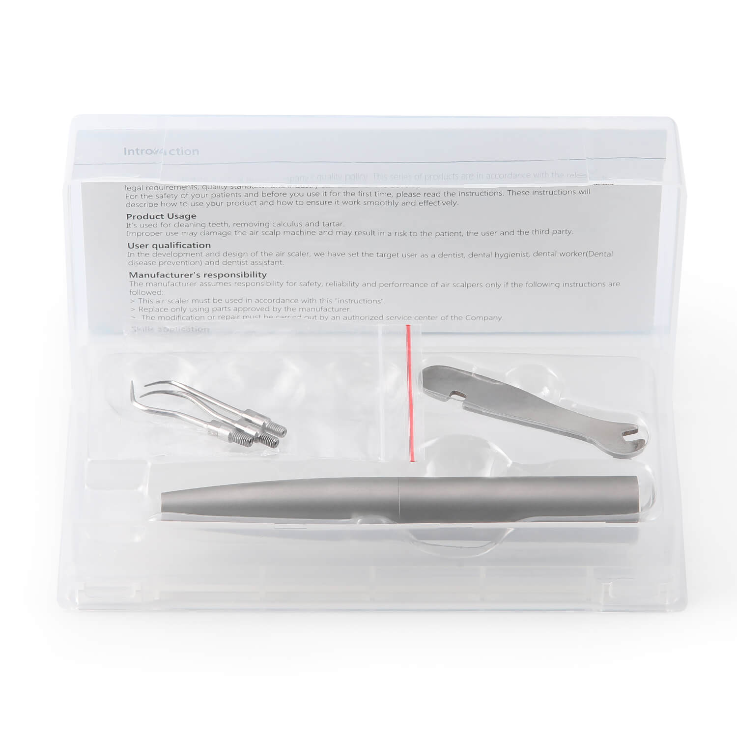 AZDENT Dental Air Scaler Handpiece Sonic S 3 Tips - azdentall.com