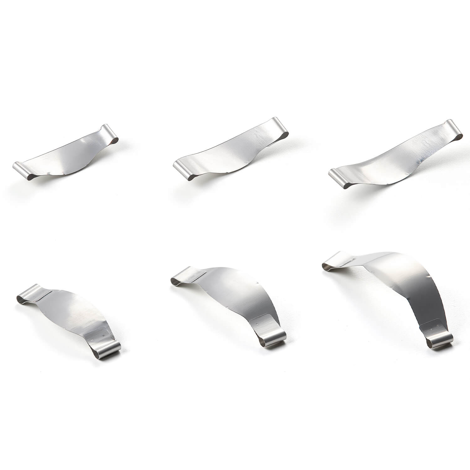 Dental Saddle Metal Matrix Band Contoured Metal Matrices with Springclip 18pcs/Box - azdentall.com