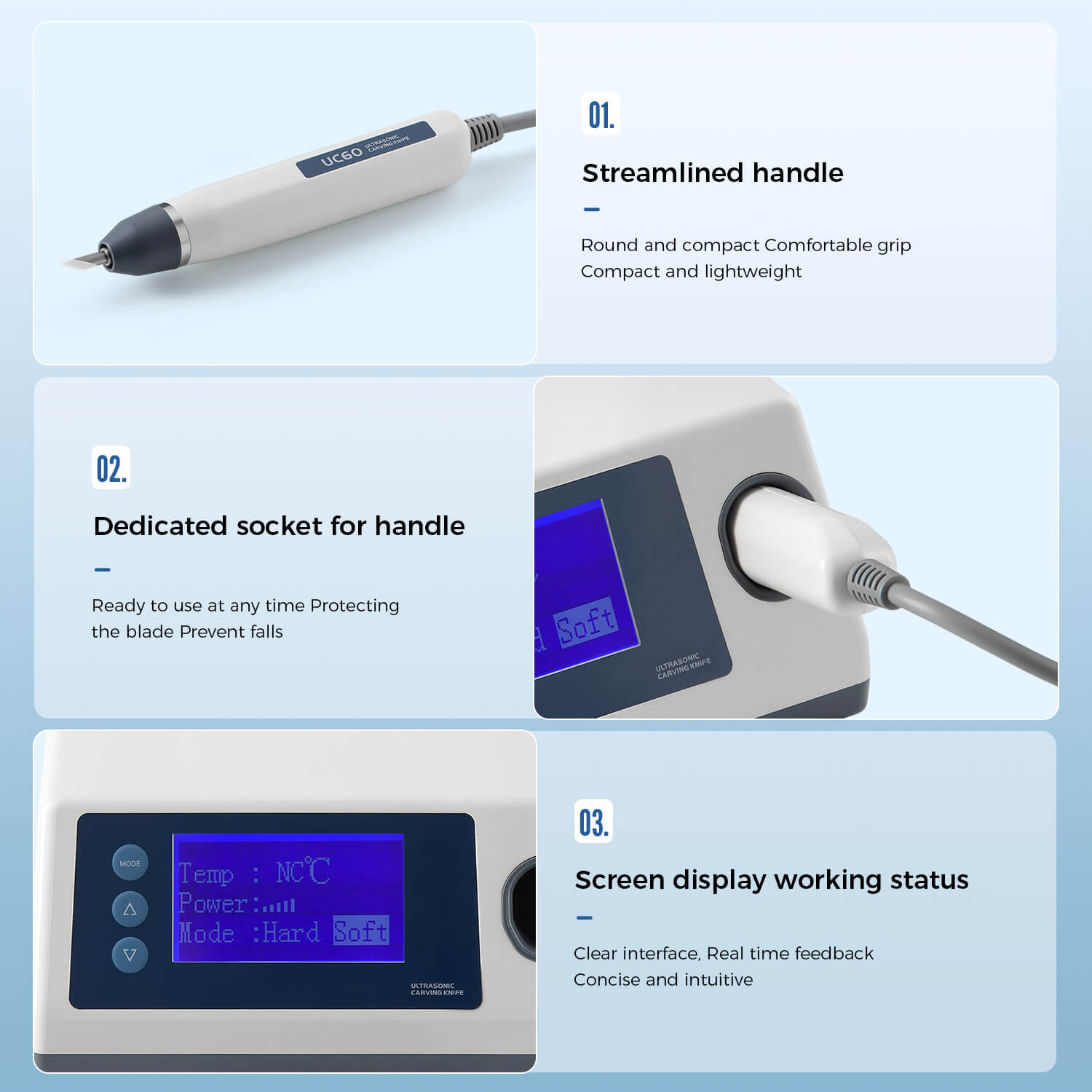 Dental Ultrasonic Carving Knife Electric Brackets Engraving Cutting Polisher - azdentall.com