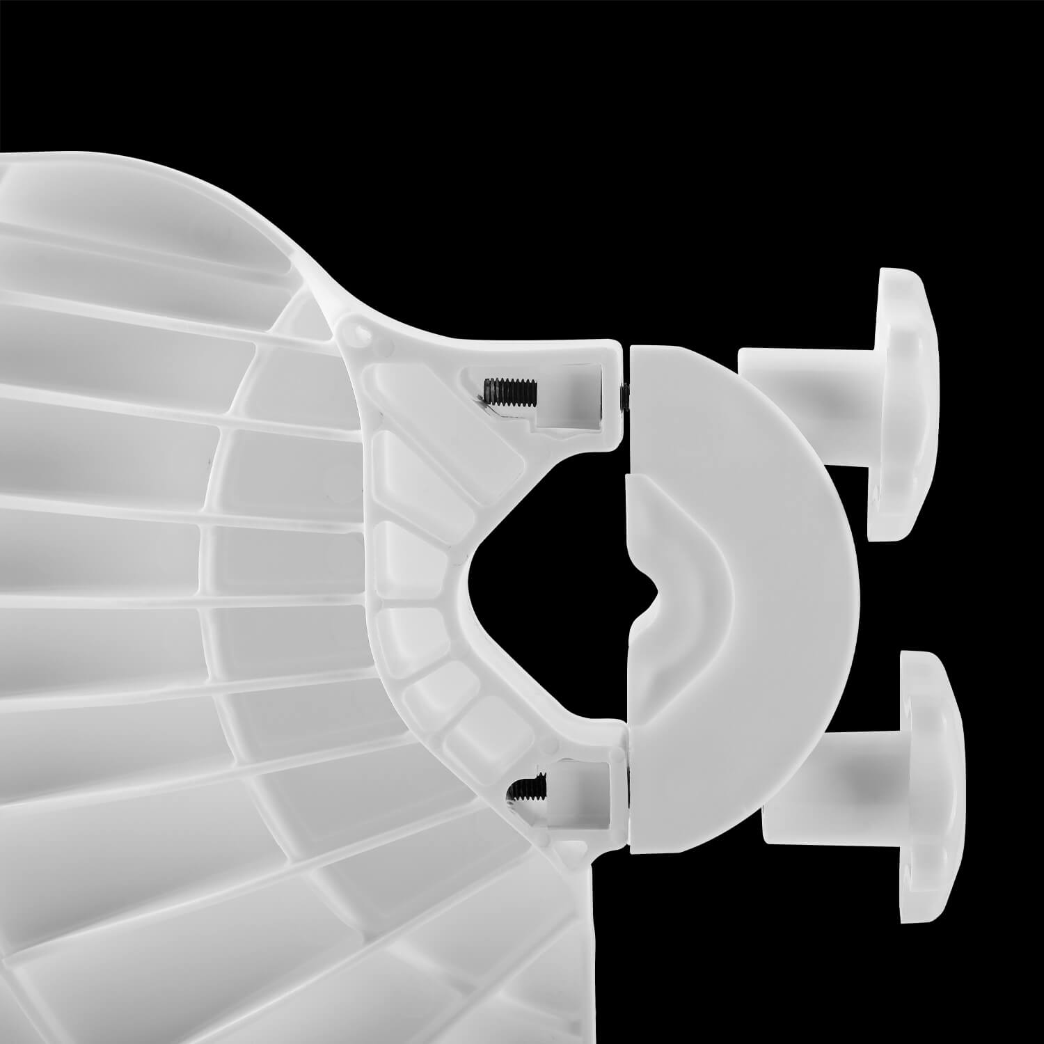 Dental Plastic Adjustable Post Mounted Square Tray Table Dental Chair Accessories - azdentall.com