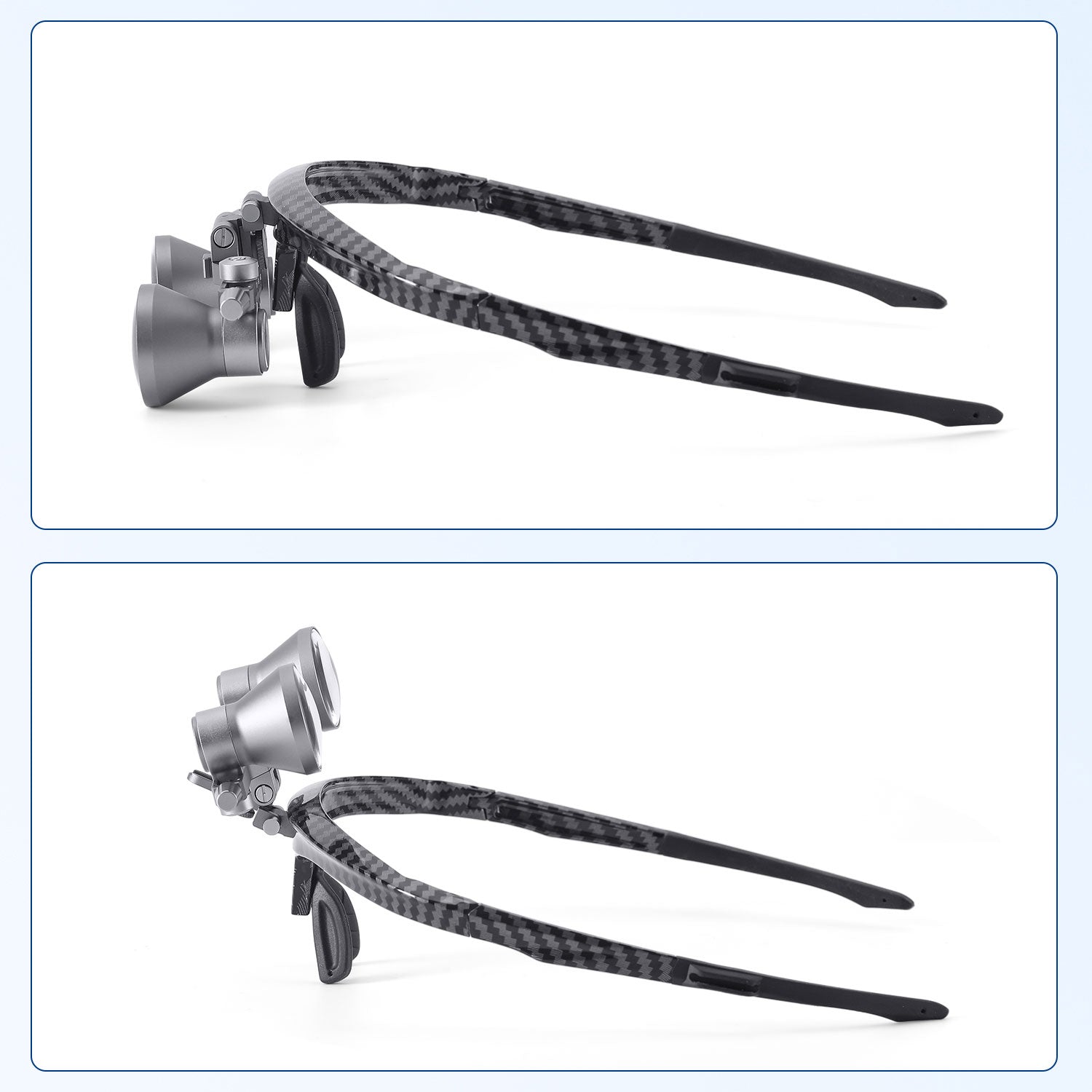 Dental Loupes Independent PD & Height Adjustment Flip-Up Design 2.5X/3.5X - azdentall.com