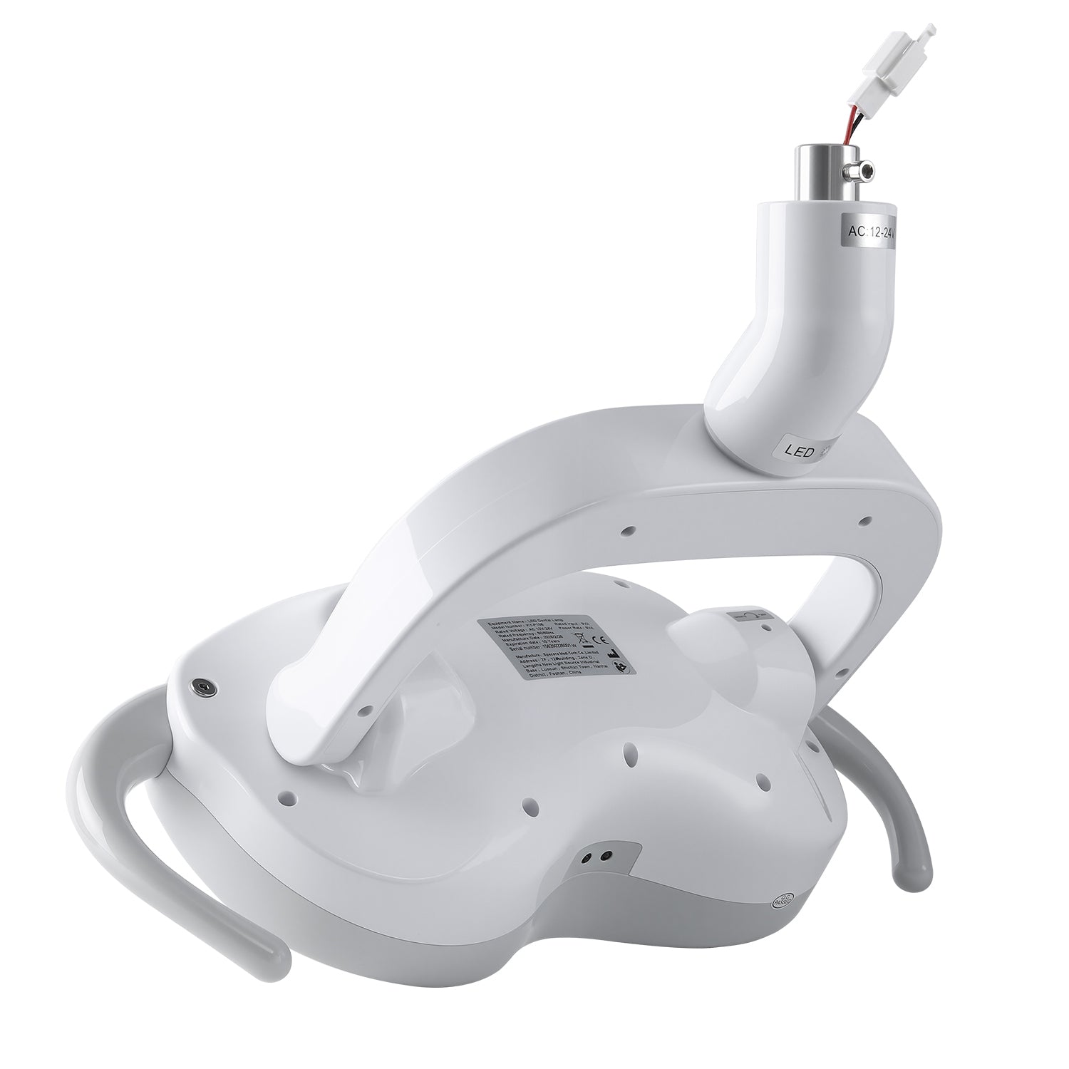 Dental Unit Chair LED Oral Light Lamp with LCD Display 6 Lights 9W Dual-Color Adjustable - azdentall.com