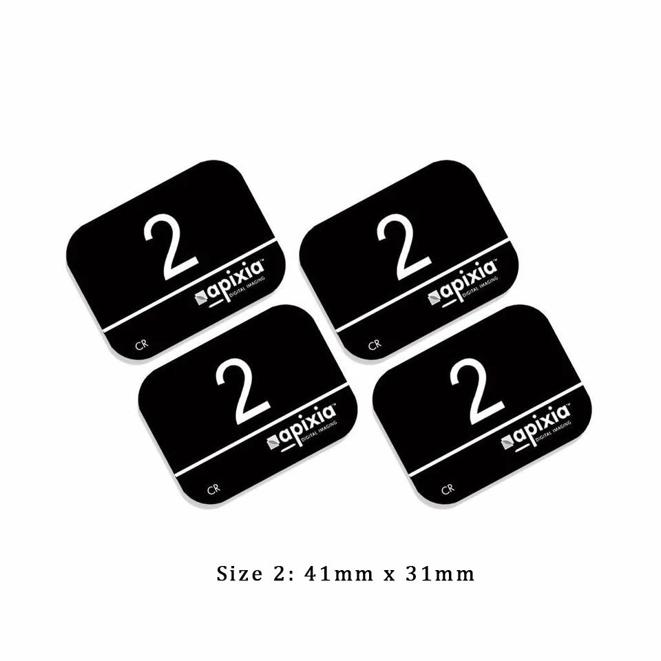 Apixia Dental Reusable Phosphor Imaging Plates Size 0# 1# 2# 3# 4pcs/Pack - azdentall.com