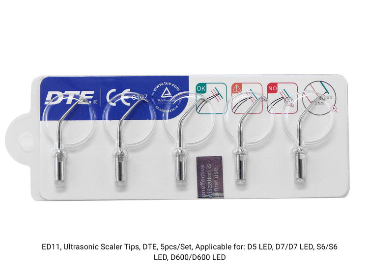 Woodpecker ED11 Ultrasonic Scaler Tips 5Pcs/ Set - azdentall.com