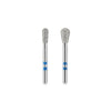 AZDENT Dental Diamond Burs FG Cutting Zirconia Ceramic Round End Inverted Cone for High Speed Handpiece 10pcs/Box - azdentall.com