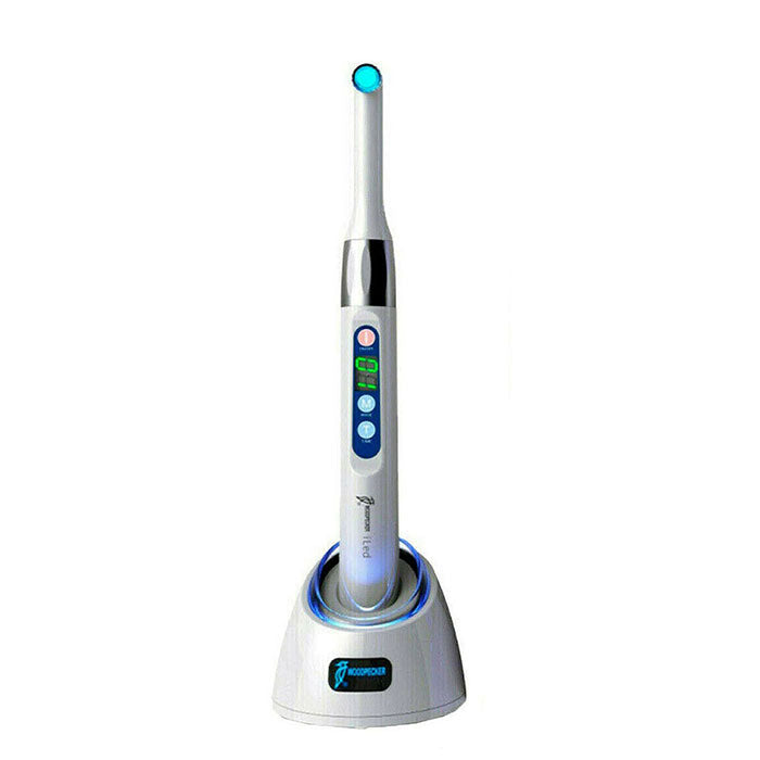 Woodpecker iLED Curing Light Wireless 360° Rotary 1 Sec Curing 2 Working Modes 2500mW/cm2 White - azdentall.com