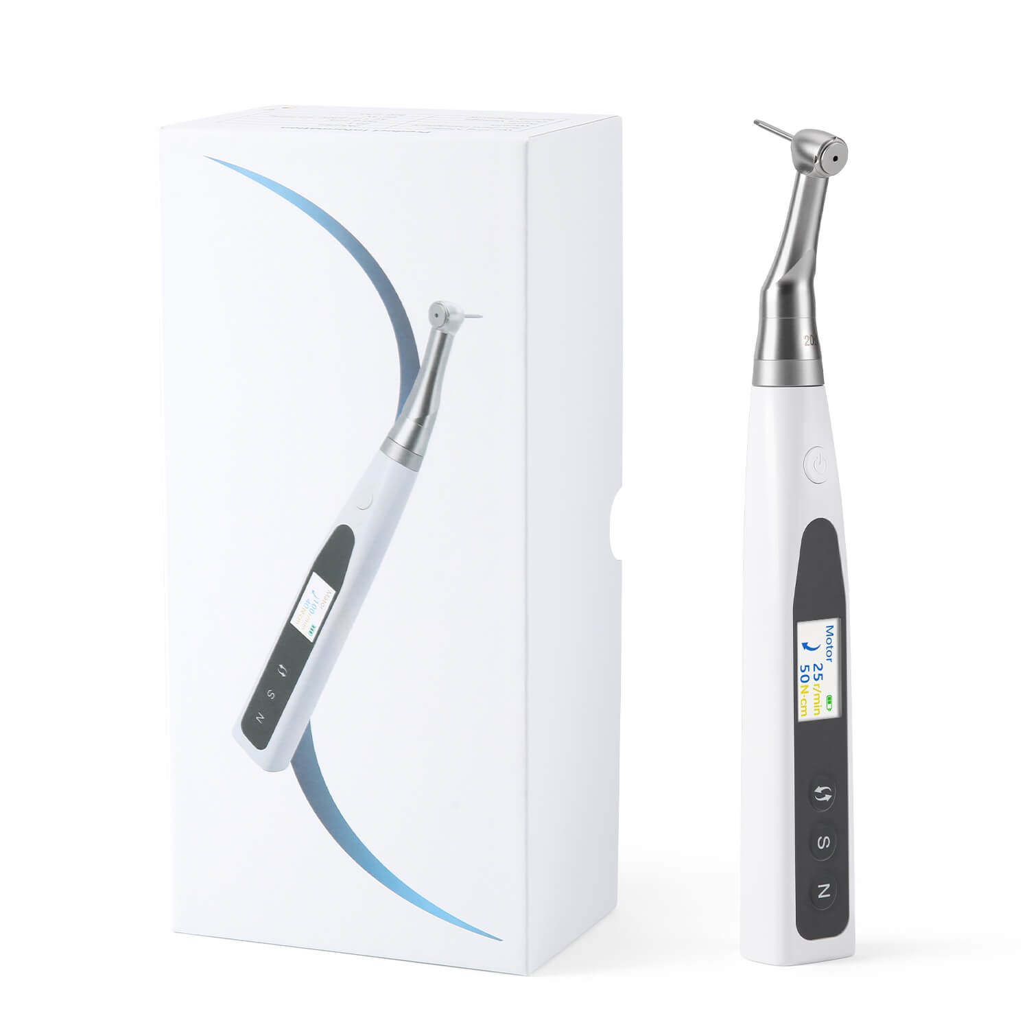 Dental Electric Wireless Torque Driver Universal Implant Torque Wrench Handpiece 360° Rotate - azdentall.com