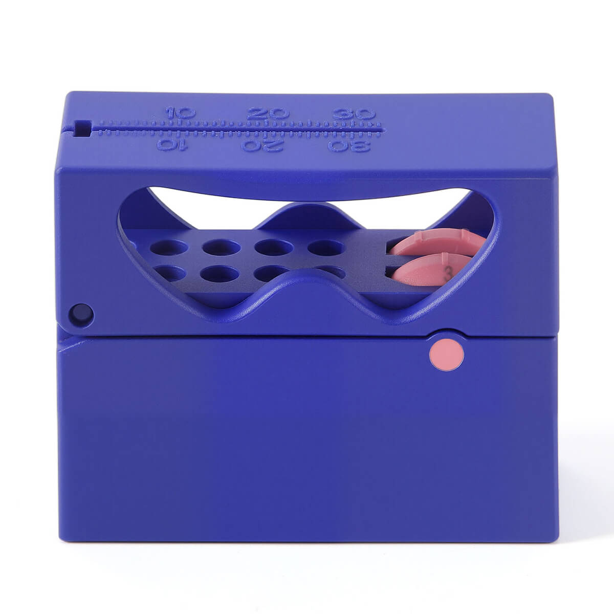 Dental 10 Holes Endo Files Disinfection Box With Memory Holder & Measuring Counter - azdentall.com