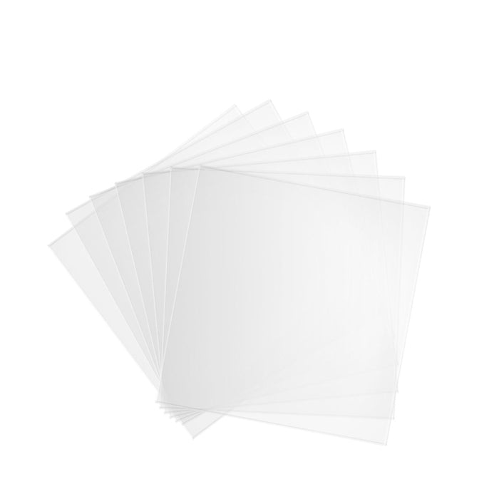 Bio-Art Dental Vacuum Forming Sheet Square 5"x5" Splint Thermoforming Hard Crystal Plates 0.3/0.75/1.0mm - azdentall.com
