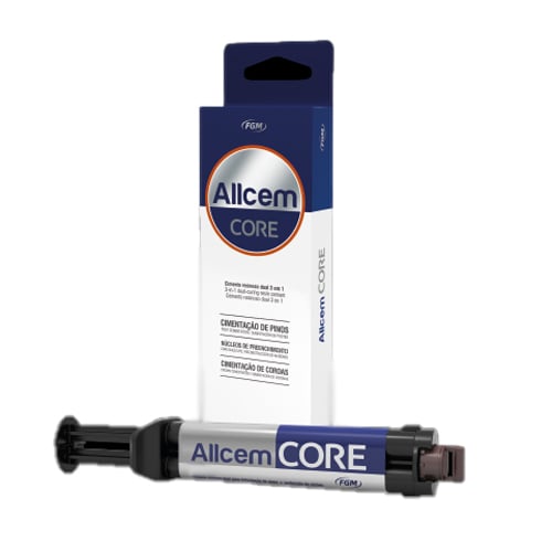 FGM Allcem Core Build Up Dual-Cure Resin Cement A1/A2/Opaque Pearl 6g Syringe - azdentall.com
