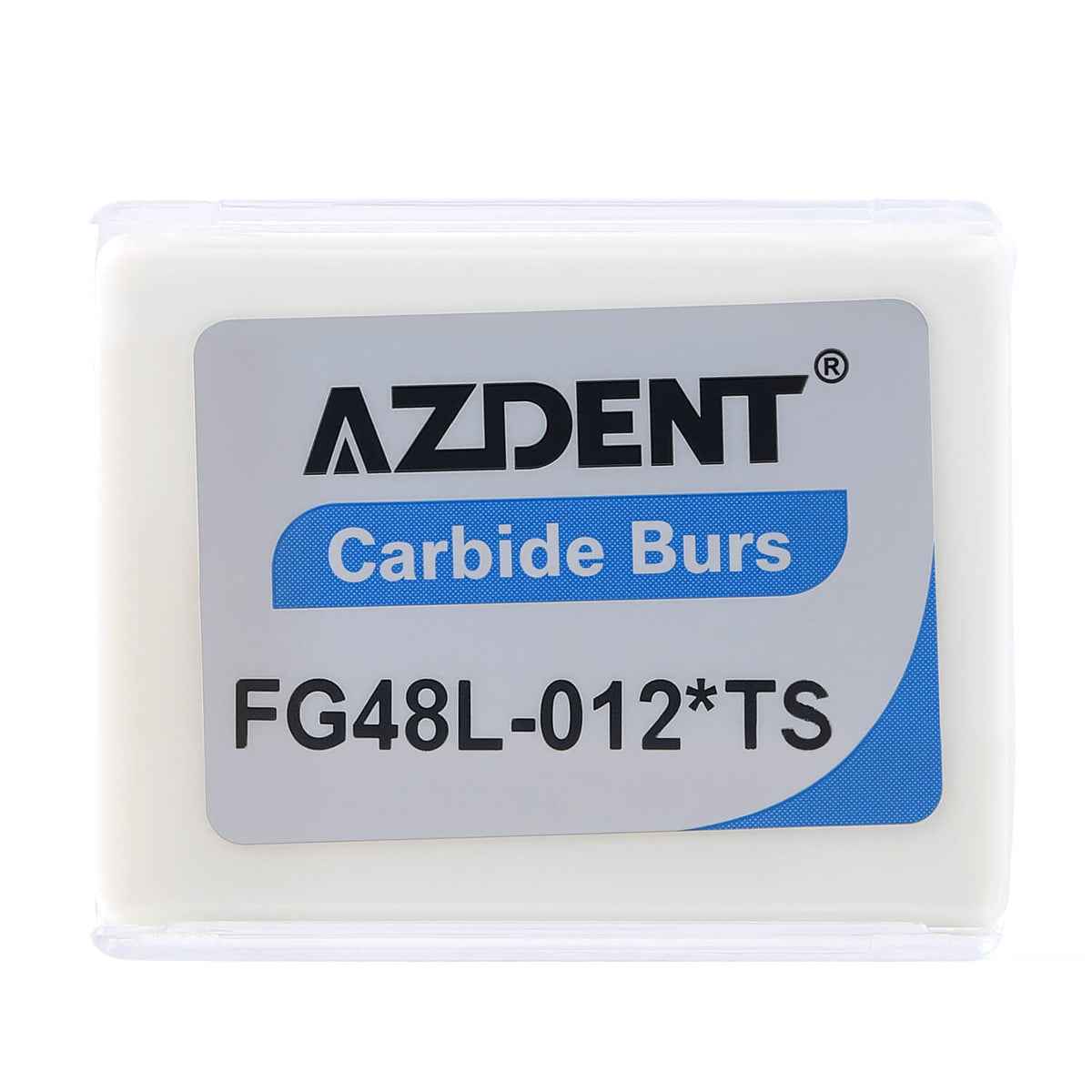 AZDENT Dental Tungsten Carbide Burs FG48L-012 Trimming & Finishing Taper Fissure 5pcs/Box - azdentall.com