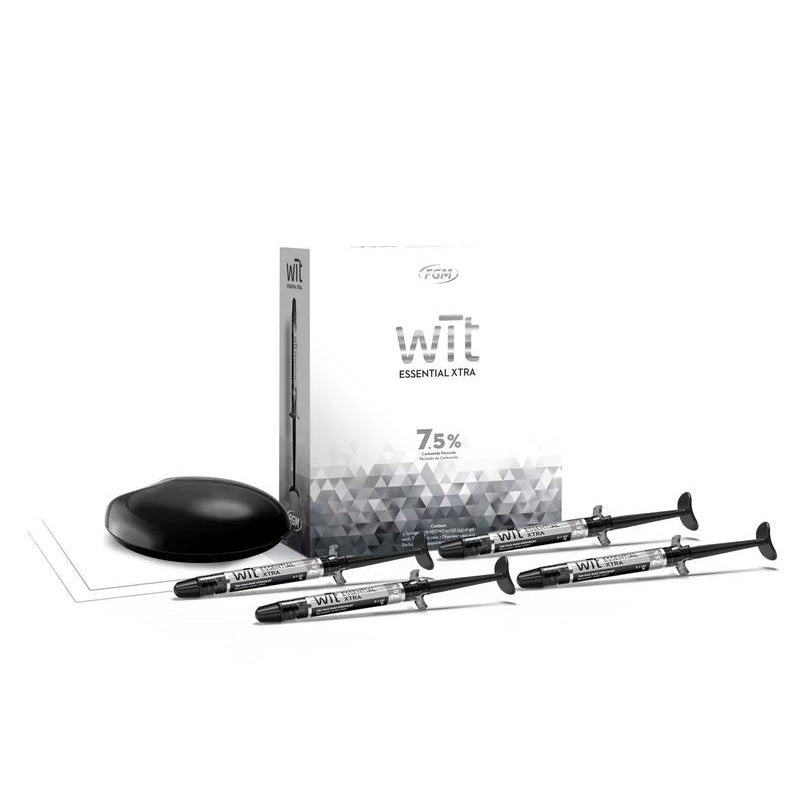 FGM Wit Essential Xtra 7.5% Hydrogen Peroxide Take-Home Gel Whitening 3g X 4 Syringes - azdentall.com