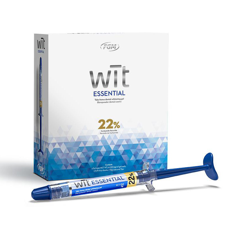FGM Wit Essential 22% Carbamide Peroxide Take-Home Gel Whitening 3g X 4 Syringes - azdentall.com