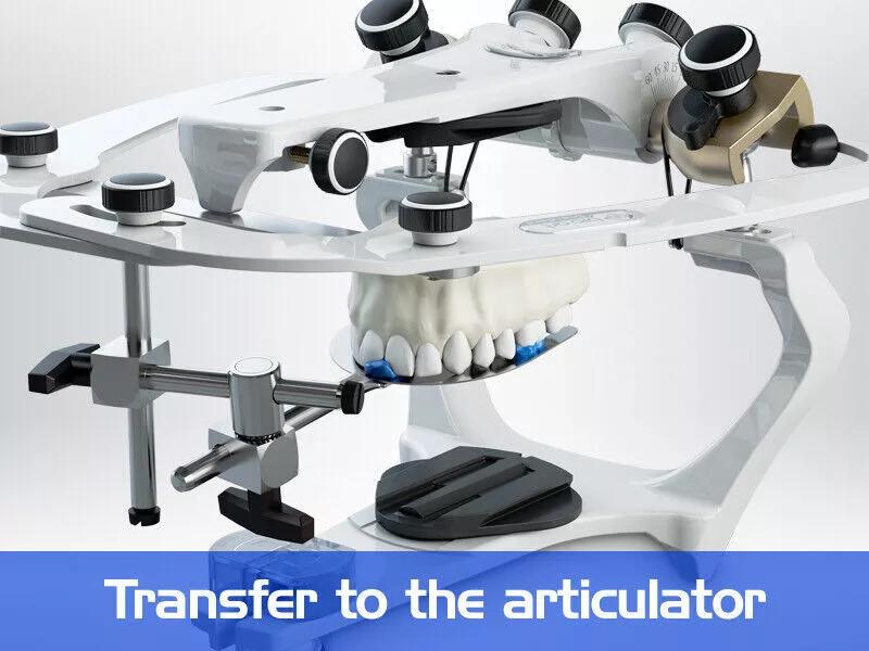 BIOART A7 Plus-E Articulator with Standard Facebow Central Locking System Angle Adjusting Device - azdentall.com