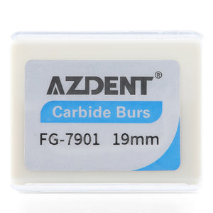 Dental Carbide Burs FG 7901 Needle Shaped Trimming & Finishing 10pcs/Box - azdentall.com