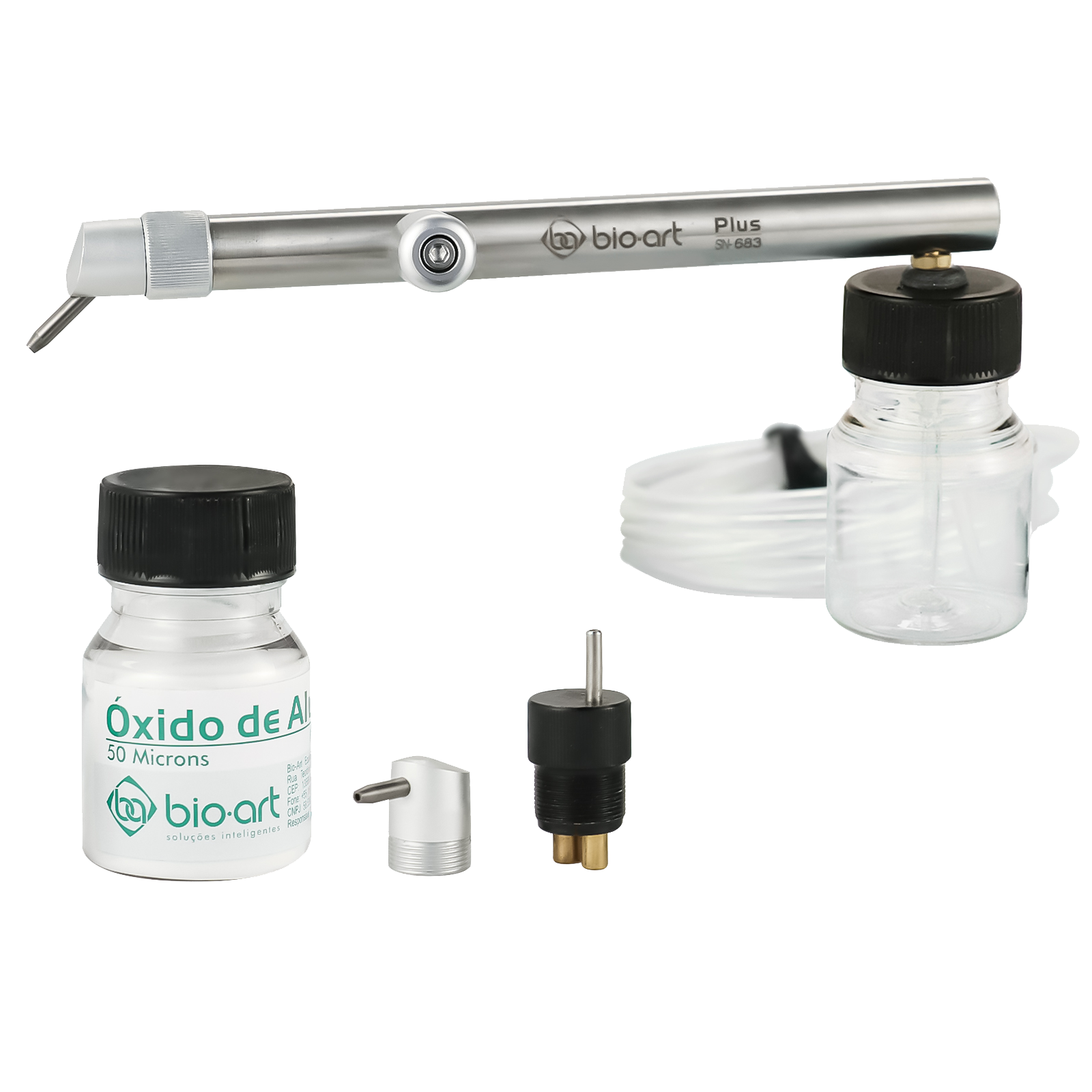 BIOART Dental Sandblaster Microblaster Plus 4 Holes with 90º and 138° Removable Tips - azdentall.com