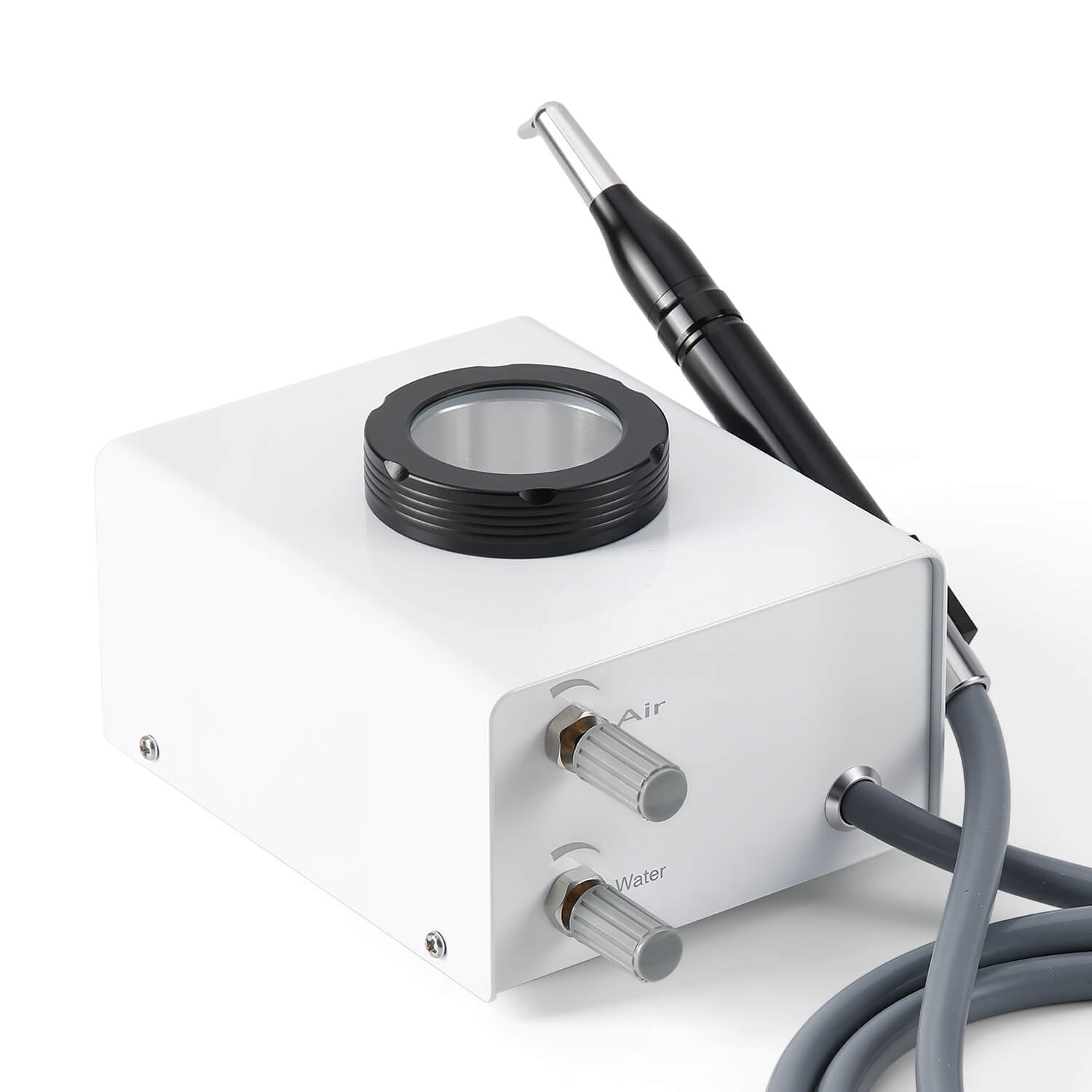 Dental Air Prophy Polisher Teeth Whitening Cleaning Sandblaster Micro Blaster 4 Hole Desktop Type - azdentall.com