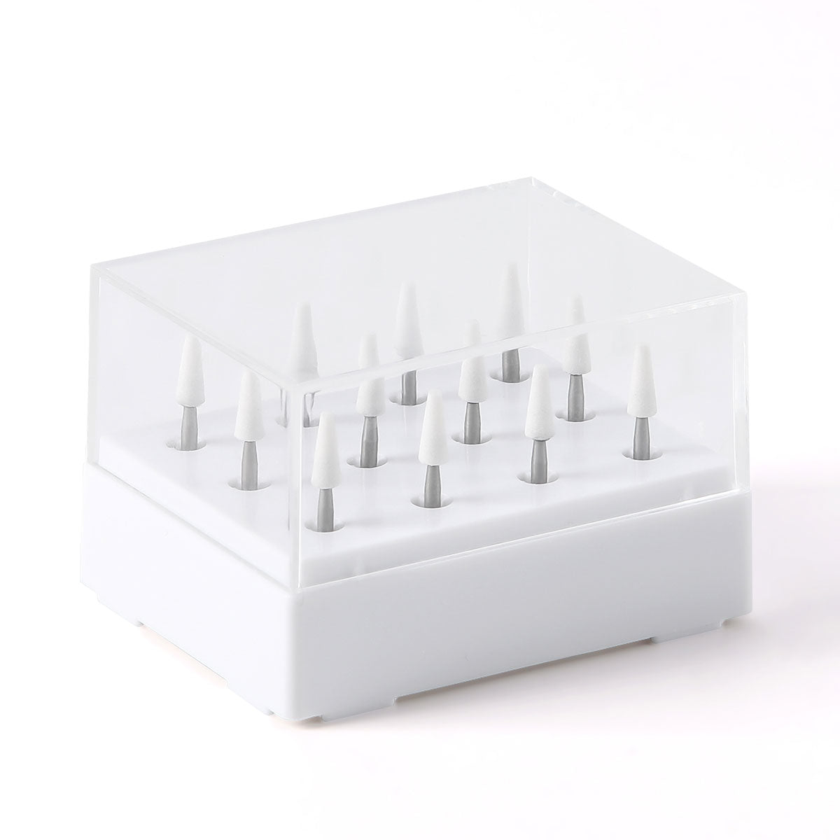 AZDENT Dental Fine Polishing Kit White Stones FG Burs For High Low Speed Handpiece 12pcs/Kit - azdentall.com