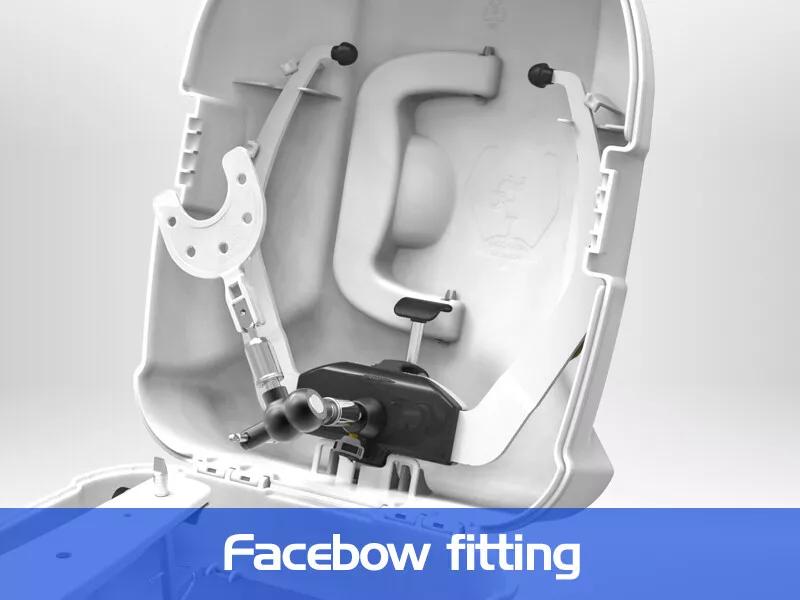 BIOART A7 Plus Semi-Adjustable Articulator with Standard Facebow Plastic Case - azdentall.com