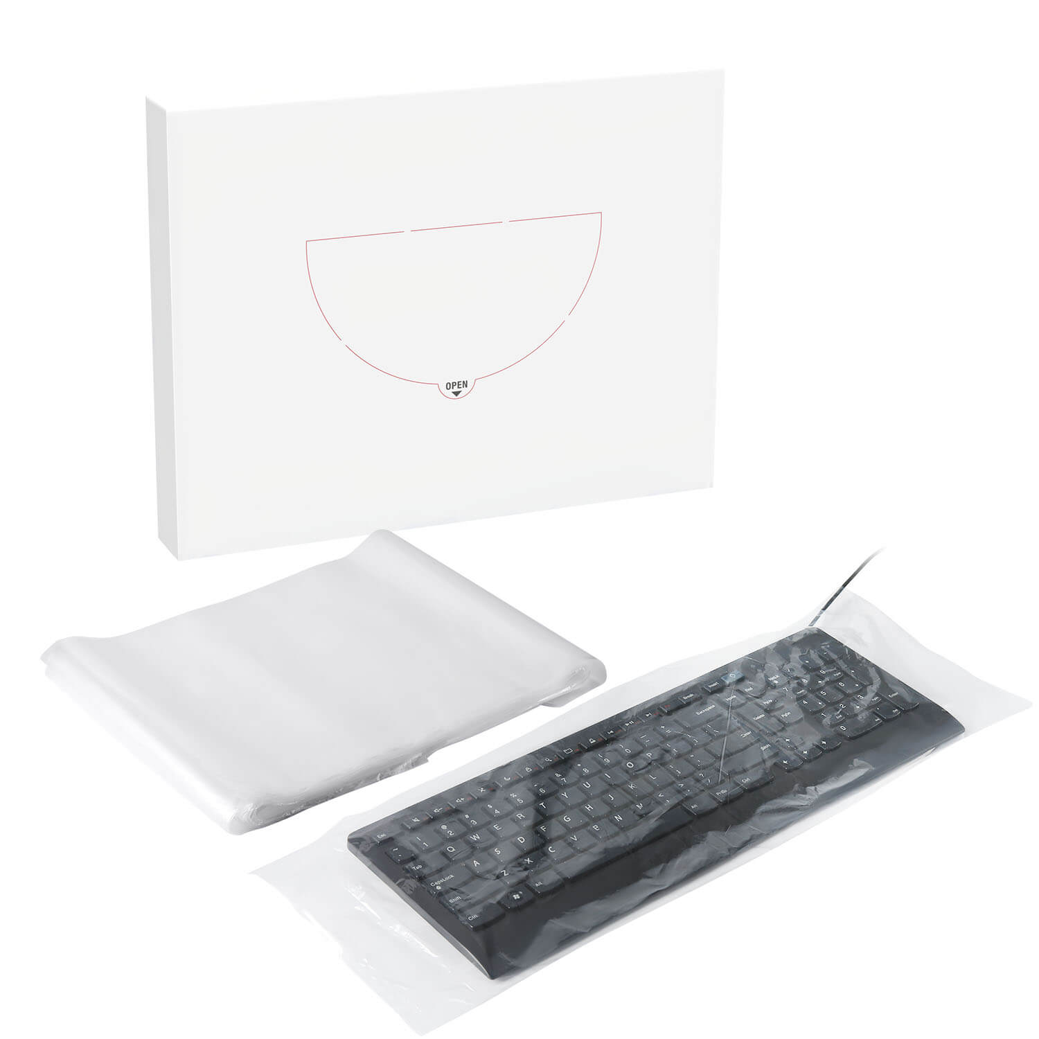 Disposable Computer Keyboard Cover 22"x13.78"x2c 250pcs/Box - azdentall.com