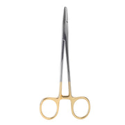 Dental Surgical Instruments Needle Holder Gold Handle 14cm - azdentall.com
