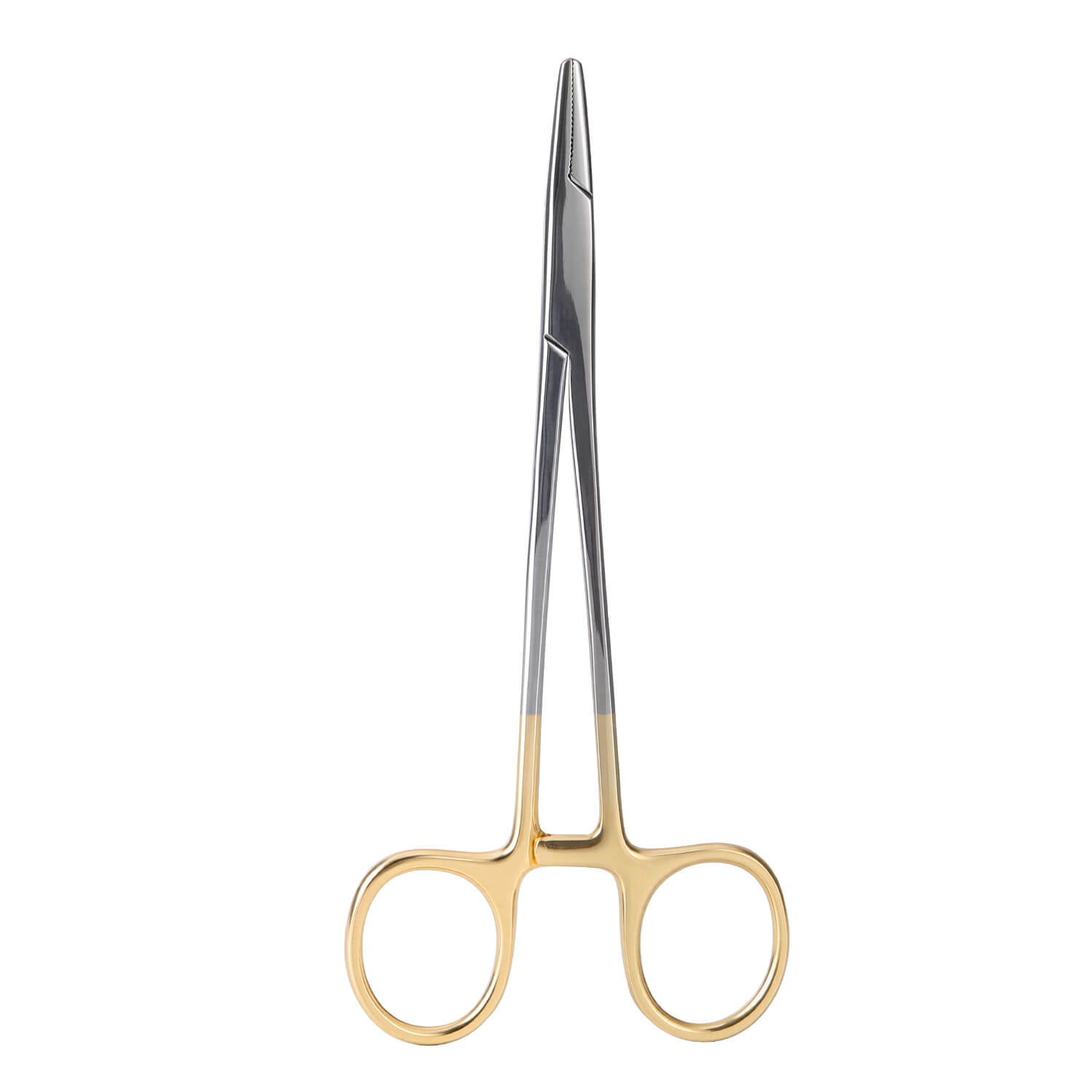 Dental Surgical Instruments Needle Holder Gold Handle 14cm - azdentall.com