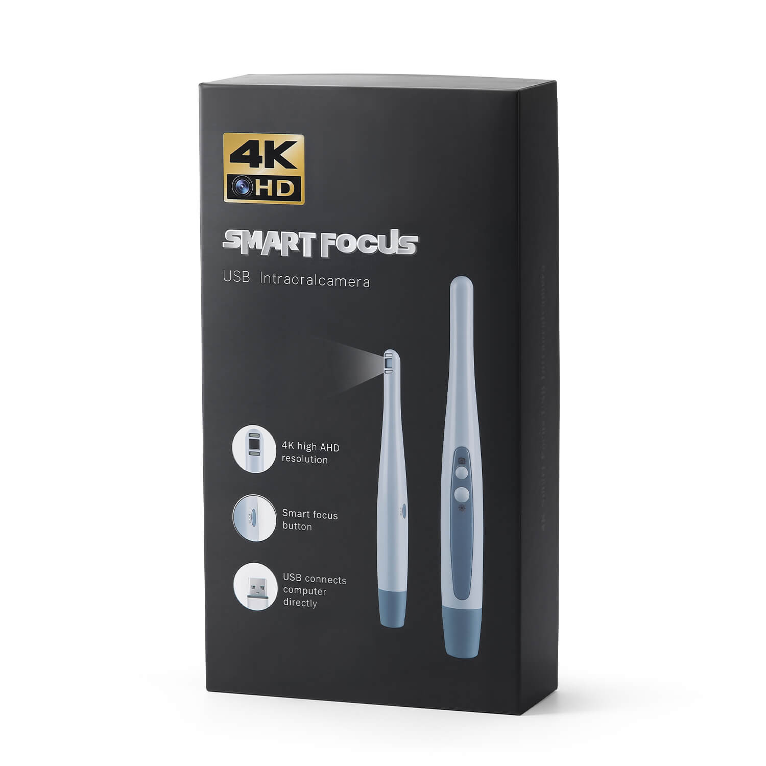 Dental Digital 4K Mega Pixels HD Intraoral Camera USB 8 LED Imaging Software - azdentall.com